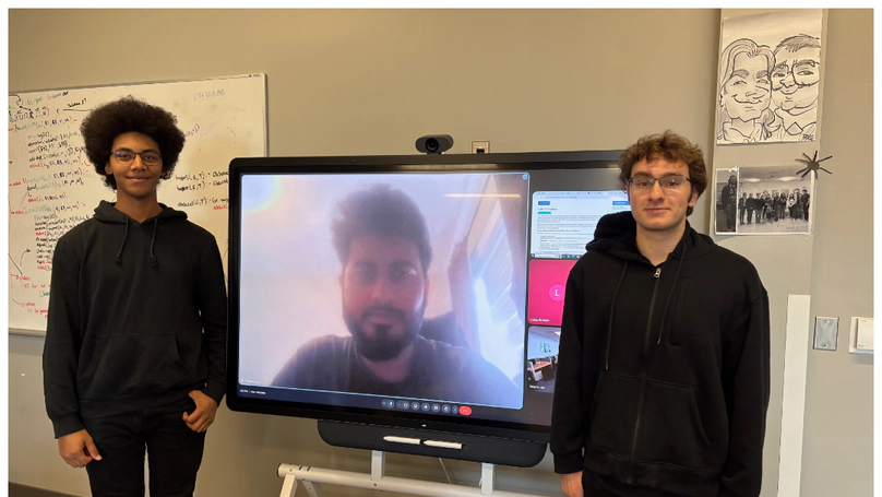Haider, Lukas, and Nathan conclude their TechForGood projects