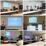 Nathan, Stavros, and Zahra present research at the Artificial Life Conference