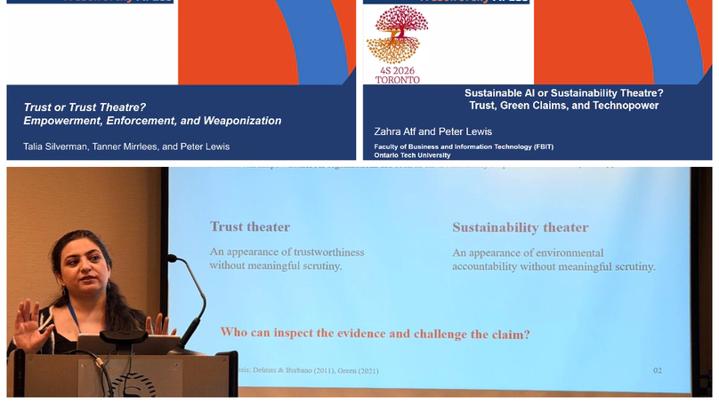 Zahra and Talia present at the 50th Annual Meeting of the Society for Social Studies of Science (4S)